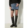 Jeans krilo Fiorucci Mid Blue Denim Mini Skirt