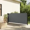 Uvlačna bočna tenda antracit boje 120x500 cm