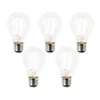 Komplet 5 LED žarnic E27 A60 prozorna 2,2 W 470 lm 2700 K