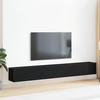 Set TV komoda Zidne 3 pcs Crni hrast 80 x 30 x 30 cm