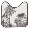 Črna/bež kopalniška preproga za WC 45x45 cm Cocoty – douceur dintérieur