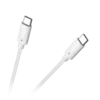 Cabletech USB C - USB C kabel z vtičem 100 cm, bel,