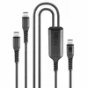 CellularLine USB kabel Cellularline TWIN Charge USB-C v USB-C 140W - Črn