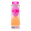 Real Techniques Miracle 2-in-1 Powder Puff + Travel Case Dvostrani sunđer za šminkanje + torbica Četkice i sunđeri za šminkanje