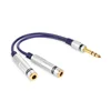 shumee Adapter 6.3 stereo vtič - 2x 6.3 stereo vtičnica vitalco (A1)