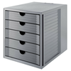 Han police za dokumentaciju sa fiokama system box 5 fioke siva ( 05PD1450C )