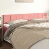 Vidaxl vidaXL Vzglavja za posteljo, komplet 2 kosov, roza, 100x5x78/88 cm, žamet