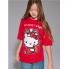 Sinsay - Pamučna majica sa printom Hello Kitty - crvena