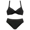 LASCANA Bikini, črna