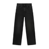 Pull&Bear Kavbojke črn denim