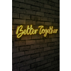 Wallxpert WALLXPERT Better Together - Yellow okrasna razsvetljava, (20813358)
