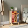 Vidaxl Nočna omarica ESSEN Sonoma hrast 36 x 33 x 60 cm Inženirski les