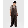 Dickies Loose Denim Bib Jeans dark brown