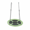 nabbi Otroška gugalnica Nest 95 cm - črno/zelena