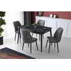 Aberto Design Trpezarijski sto Lotus 130x75x80cm Antracit