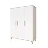 Faktum Flip ormar s 3 vrata, White-Oak