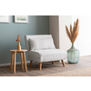 ATELIER DEL SOFA Fotelja Folde Single Teddy Fabric Cream
