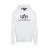 ALPHA INDUSTRIES Majica Basic, bela