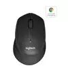 Logitech M330 SILENT PLUS Miš, Bežična RF, Mehanička, 1000 DPI, Crni