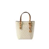 MICHAEL Michael Kors Ročna torbica slonovina/rjava/pueblo
