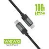 WEWO USB DATA CABLE X6 FAST PD 100W/5A TYPE C