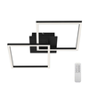 Briloner 3210-015 - LED prigušiva plafonska svetiljka FRAME 2xLED/11W/230V crna