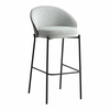 Svetlo sivi barski stoli v kompletu 2 ks 98 cm Canelas – House Nordic