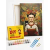 shumee Slikanje po številkah z okvirjem Slike za slikanje - Frida Mačke 40x50 cm
