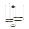 LED Lestenec na vrvici GRAVITY LED/108W/230V črna