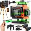 Northix 4D samonivelirni križni laserski nivelir, komplet, 16 linij
