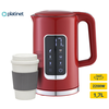 Platinet PEKR723 grelnik vode, 1,7 l, Keep Warm, rdeč + skodelica
