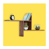 Hanah Home Zidna polica Raf-04-Oo-1, 100x50x18 cm, Orah