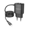 Dudao 2xUSB zidni punjač sa ugrađenim Lightning kablom od 12W
