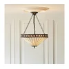 Endon 111871 - Luster na lancu Tiffany FARGO 3xE27/10W/230V prečnik 50 cm