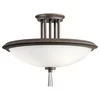 Kichler KL-DREYFUS-SFOZ - Plafonski luster DREYFUS 3xE27/60W/230V bronzan