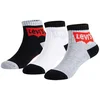 LEVIS ® Nogavice  pegasto siva / rdeča / črna / bela
