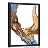 Plakat abstraktna drevesna skorja - 20x30 white
