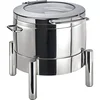 APS Premium Chafing-Dish okrogel, prostornina: 10,00 litrov, 400 mm