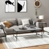 Stolić za kavu boja sivog hrasta 80x50x35 cm konstruirano drvo