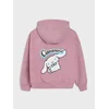 Sinsay - Pamučna trenerka sa kapuljačom i printom na leđima Cinnamoroll - roze
