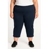 Plus size elegantne hlače, modre