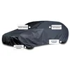 shumee Prevleka za avto za Hatchback S1 380-405 cm Auto Ponjava Classic Black