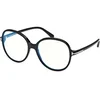 Tom Ford Ženski okvir za dioptrijske naočare Blue block 0FT6090-B 156, Crni
