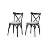 Hanah Home Set trpezarijskih stolica Ekol 286 V2, 2 komada, Beli