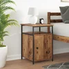 Noćni ormar s ladicama 2 pcs Staro drvo Konstruirano drvo