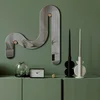 Wallity Ogledalo Ozgl509, 51x56 cm, Sivo