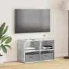 Stalak za TV s ladicama Betonski sivi 79 x 40 x 48 cm