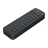 ORICO ORICO HUB CT2U3-10AB 10X USB-A 3.0 S STIKALI ZA PRENOSNIK Z VRATI USB-A, (5000285716)