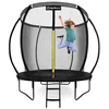 HyperMotion Otroški Trampolin s Premerom 244 cm in Notranjo Mrežo - Lestev za Vstop, Odporen na UV, Zunanja Igra, Hitra Montaža