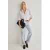 Trendyol White Regular Regular Pattern Woven Shirt